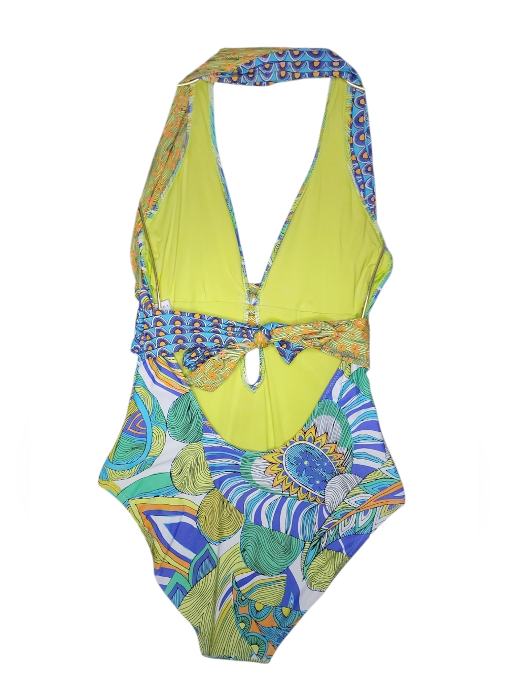Trina Turk Amazonia Indigo One Piece Swimsuit, Womens 4 - Picture 4 of 5